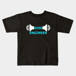 Sound engineer, audio engineering funny t-shirt Kids T-Shirt